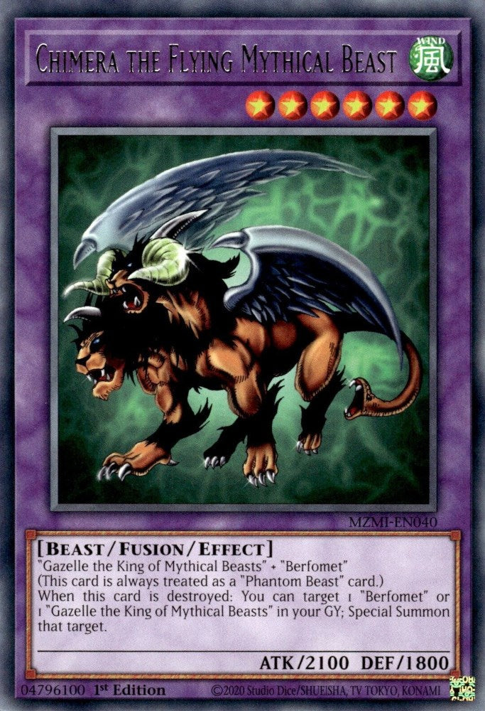 Chimera the Flying Mythical Beast [MZMI-EN040] Rare Yu-Gi-Oh!
