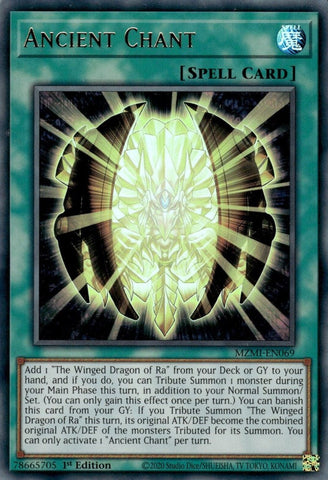 Ancient Chant [MZMI-EN069] Ultra Rare Yu-Gi-Oh!