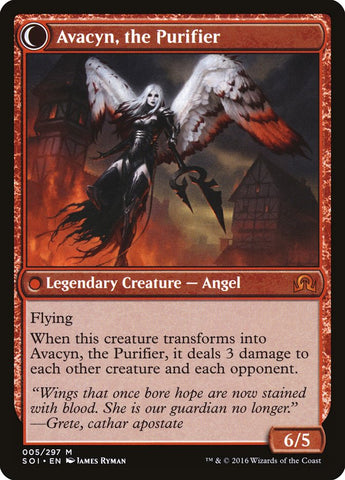 Archangel Avacyn // Avacyn, the Purifier [Shadows over Innistrad] Magic: The Gathering