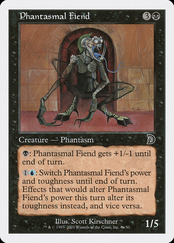 Phantasmal Fiend (Standing) [Deckmasters] Magic: The Gathering