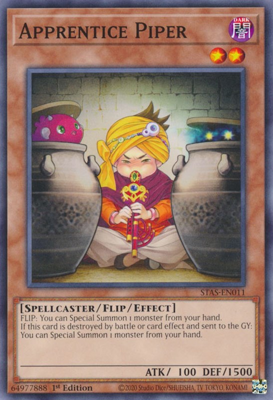 Apprentice Piper [STAS-EN011] Common Yu-Gi-Oh!