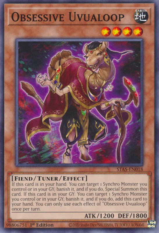 Obsessive Uvualoop [STAS-EN018] Common Yu-Gi-Oh!