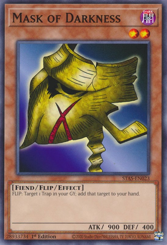 Mask of Darkness [STAS-EN023] Common Yu-Gi-Oh!
