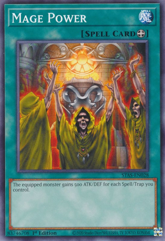Mage Power [STAS-EN028] Common Yu-Gi-Oh!