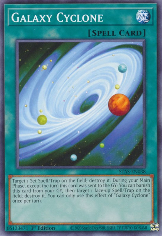 Galaxy Cyclone [STAS-EN038] Common Yu-Gi-Oh!