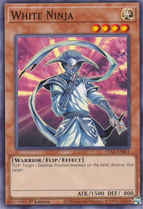 White Ninja [STAX-EN011] Common Yu-Gi-Oh!