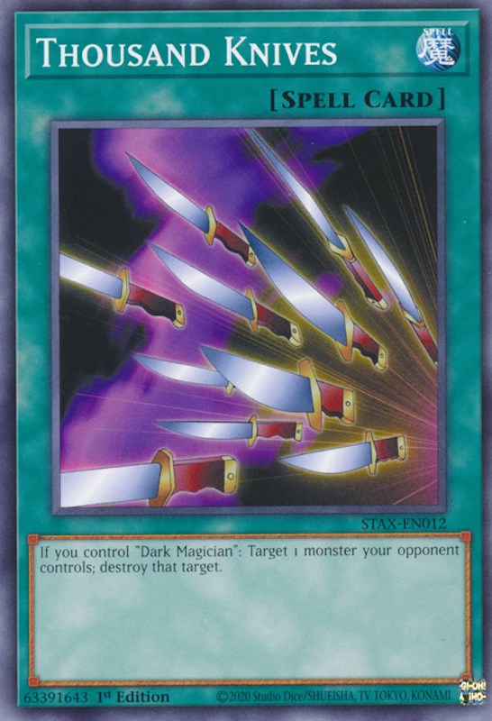 Thousand Knives [STAX-EN012] Common Yu-Gi-Oh!