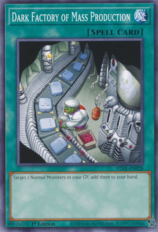 Dark Factory of Mass Production [STAX-EN028] Common Yu-Gi-Oh!