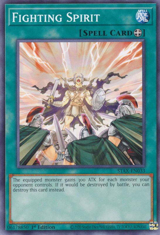 Fighting Spirit [STAX-EN033] Common Yu-Gi-Oh!