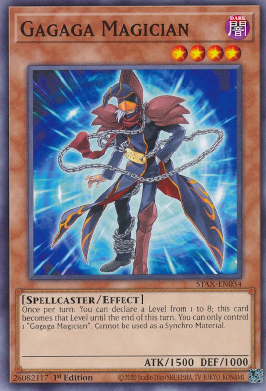 Gagaga Magician [STAX-EN034] Common Yu-Gi-Oh!
