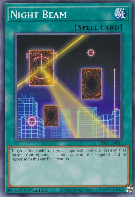 Night Beam [STAX-EN037] Common Yu-Gi-Oh!