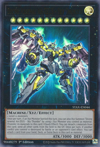 Divine Arsenal AA-ZEUS - Sky Thunder [STAX-EN044] Ultra Rare Yu-Gi-Oh!