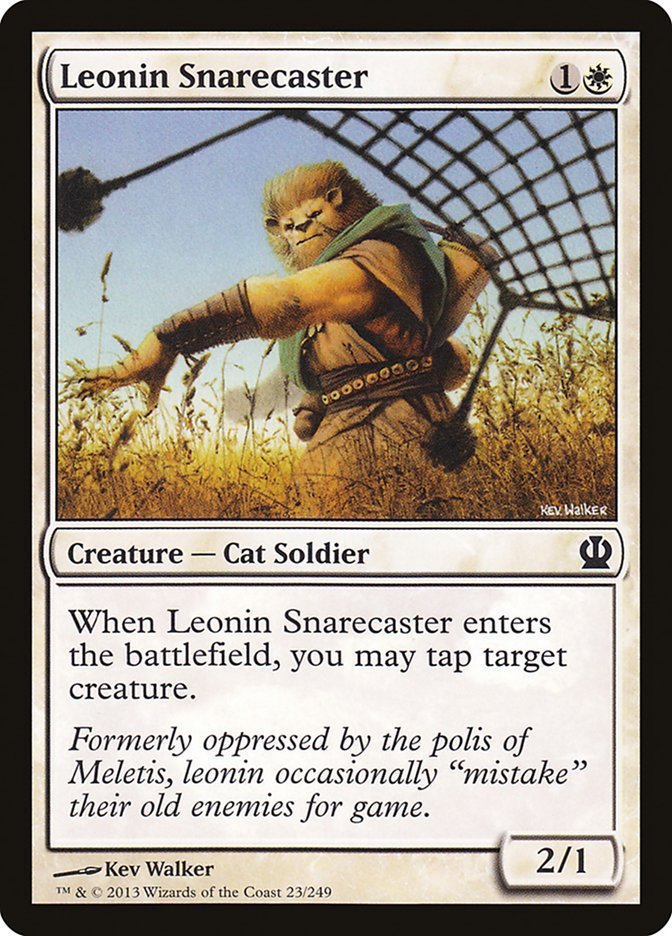 Leonin Snarecaster [Theros] Magic: The Gathering