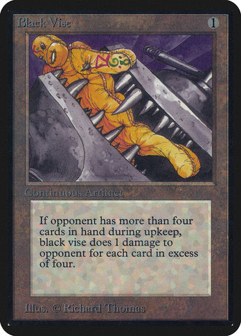 Black Vise [Alpha Edition] Magic: The Gathering