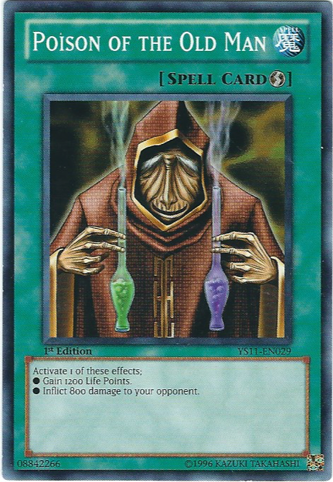 Poison of the Old Man [YS11-EN029] Common Yu-Gi-Oh!