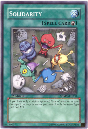 Solidarity [SDMM-EN030] Common Yu-Gi-Oh!