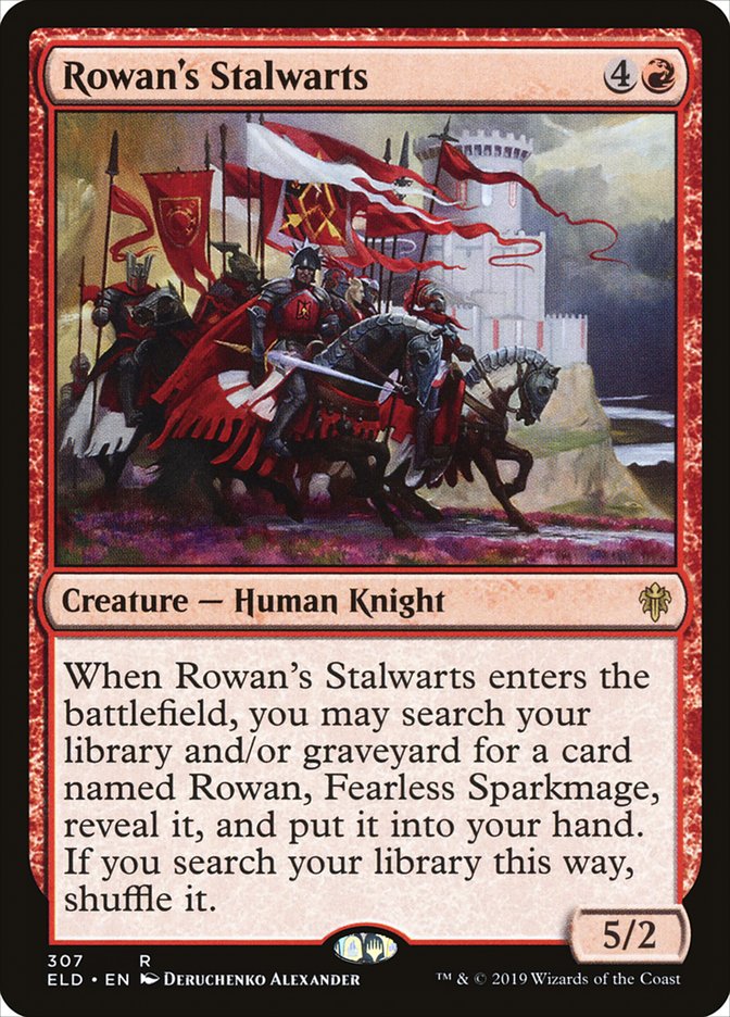 Rowan's Stalwarts [Throne of Eldraine] Magic: The Gathering