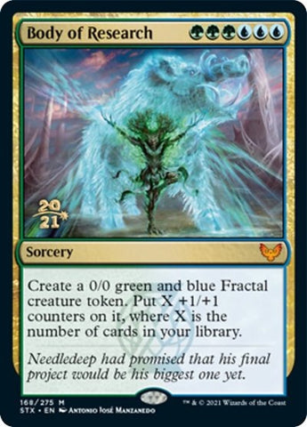 Body of Research [Strixhaven: School of Mages Prerelease Promos] Magic: The Gathering