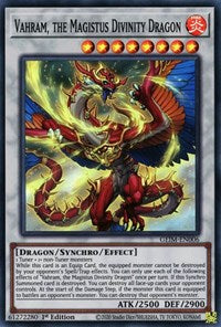 Vahram, the Magistus Divinity Dragon [GEIM-EN006] Super Rare Yu-Gi-Oh!