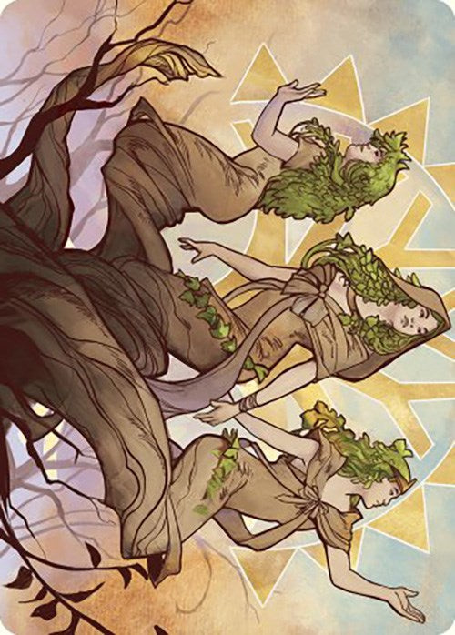 Trostani, Three Whispers Art Card [Murders at Karlov Manor Art Series] Magic: The Gathering