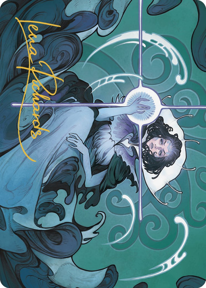 Vannifar, Evolved Enigma Art Card (Gold-Stamped Signature) [Murders at Karlov Manor Art Series] Magic: The Gathering