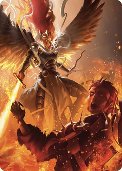 Warleader's Call Art Card (35/49) [Murders at Karlov Manor Art Series] Magic: The Gathering