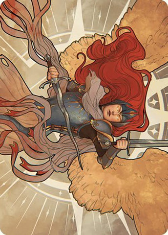 Aurelia, the Law Above Art Card (36/49) [Murders at Karlov Manor Art Series] Magic: The Gathering