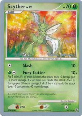 Scyther LV.12 (46/100) (Intimidation - Tristan Robinson) [World Championships 2008] Pokémon