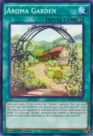 Aroma Garden [MP16-EN086] Common Yu-Gi-Oh!