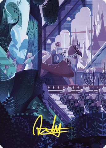 As Foretold Art Card (Gold-Stamped Signature) [Wilds of Eldraine Art Series] Magic: The Gathering