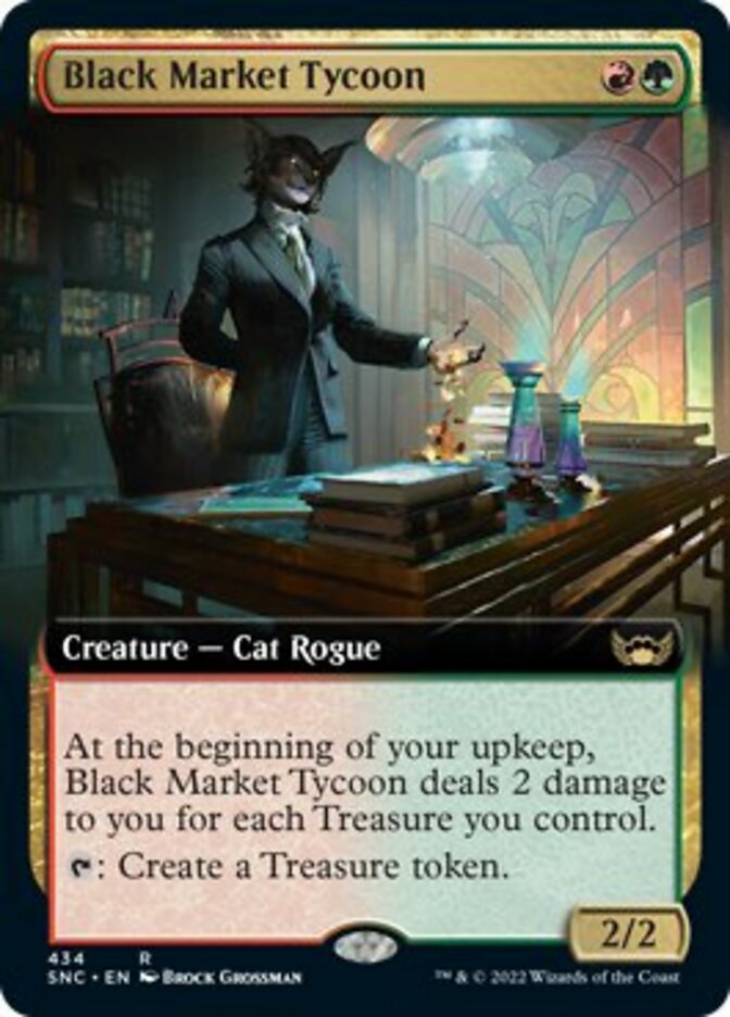 Black Market Tycoon (Extended Art) [Streets of New Capenna] Magic: The Gathering