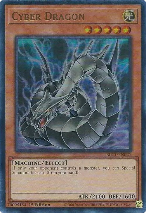 Cyber Dragon (Alternate Art) [BLC1-EN021] Ultra Rare Yu-Gi-Oh!