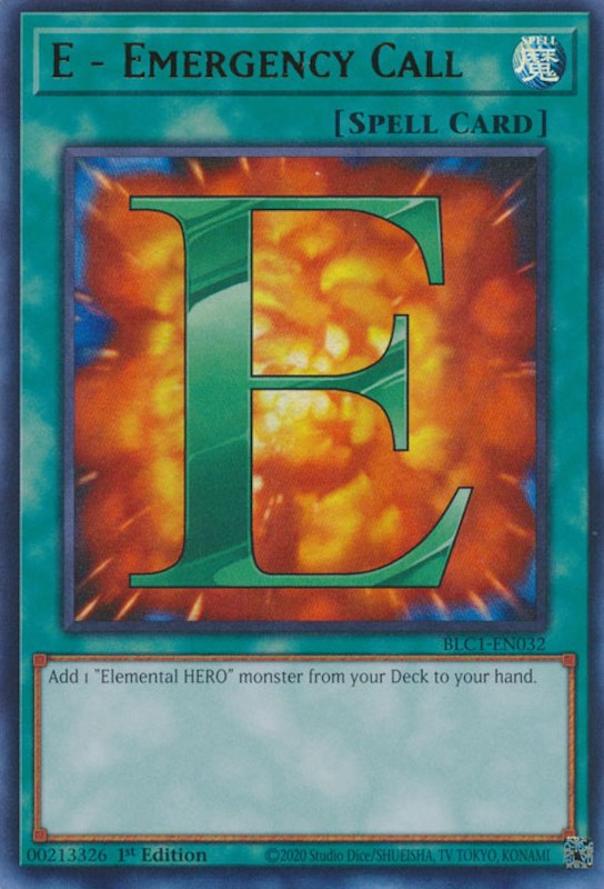 E - Emergency Call [BLC1-EN032] Ultra Rare Yu-Gi-Oh!