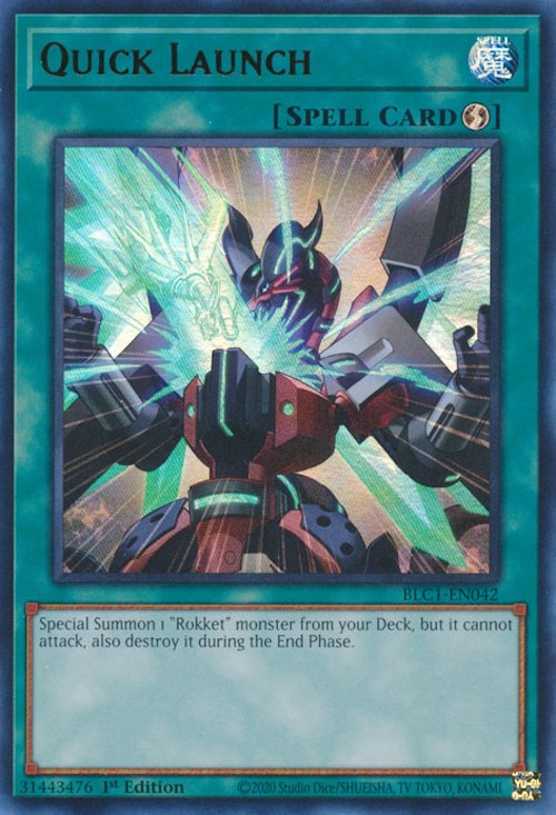 Quick Launch [BLC1-EN042] Ultra Rare Yu-Gi-Oh!