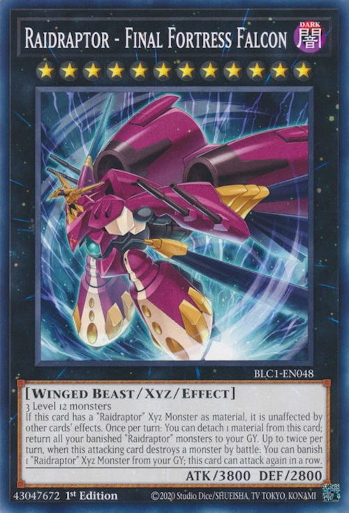 Raidraptor - Final Fortress Falcon [BLC1-EN048] Common Yu-Gi-Oh!