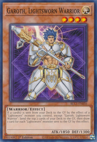 Garoth, Lightsworn Warrior [BLC1-EN056] Common Yu-Gi-Oh!