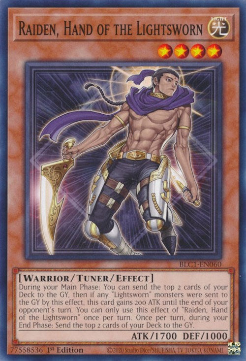 Raiden, Hand of the Lightsworn [BLC1-EN060] Common Yu-Gi-Oh!
