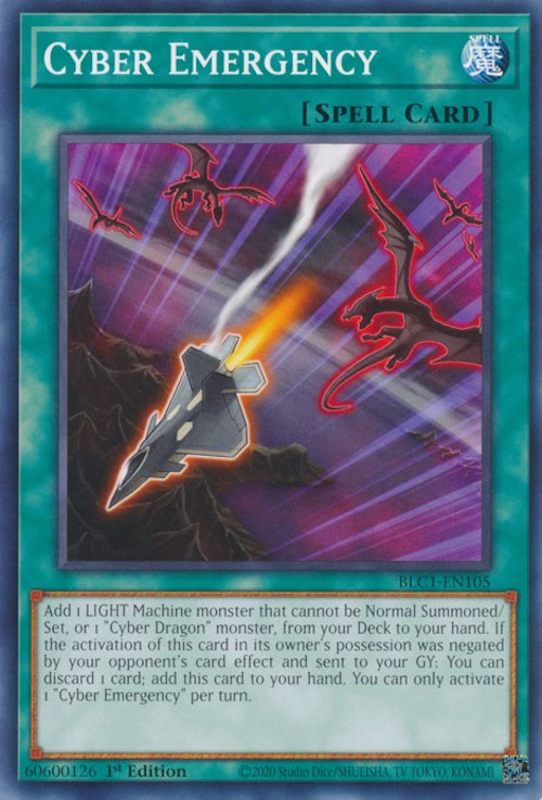 Cyber Emergency [BLC1-EN105] Common Yu-Gi-Oh!