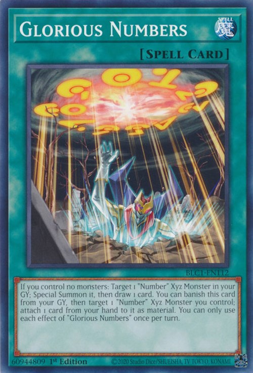 Glorious Numbers [BLC1-EN112] Common Yu-Gi-Oh!