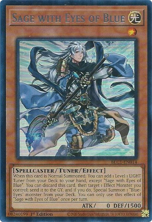 Sage with Eyes of Blue (Silver) [BLC1-EN014] Ultra Rare Yu-Gi-Oh!