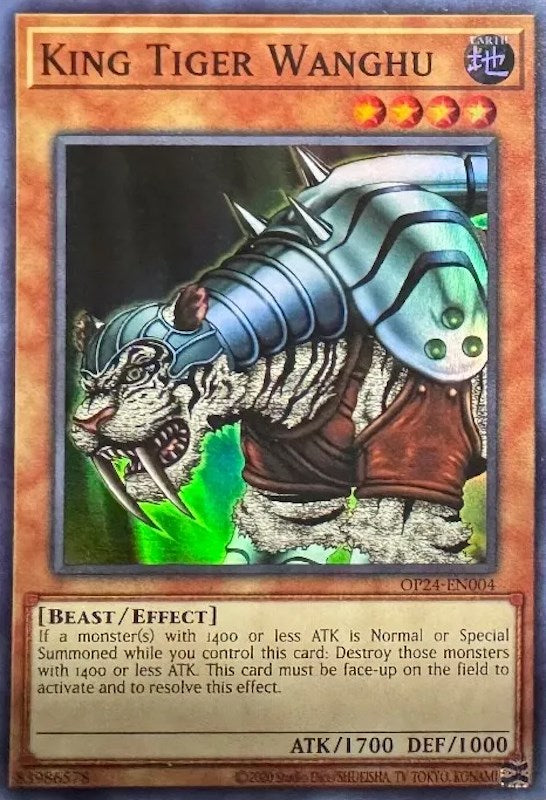 King Tiger Wanghu [OP24-EN004] Super Rare Yu-Gi-Oh!