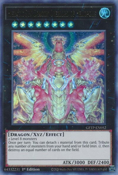 Hieratic Sun Dragon Overlord of Heliopolis [GFTP-EN052] Ultra Rare Yu-Gi-Oh!