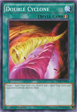 Double Cyclone [SDSE-EN033] Common Yu-Gi-Oh!