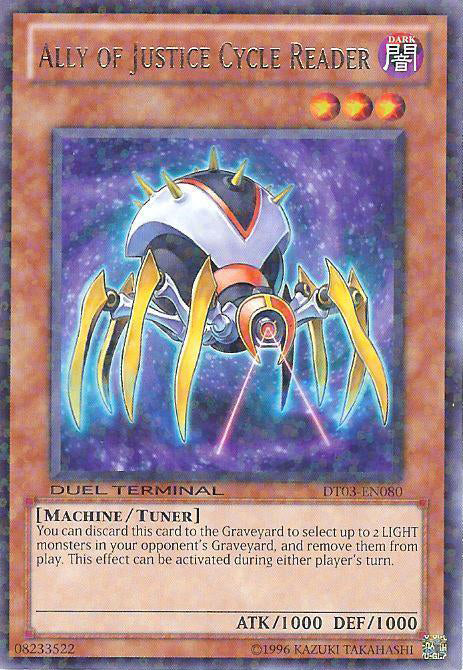 Ally of Justice Cycle Reader [DT03-EN080] Rare Yu-Gi-Oh!