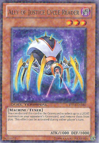 Ally of Justice Cycle Reader [DT03-EN080] Rare Yu-Gi-Oh!
