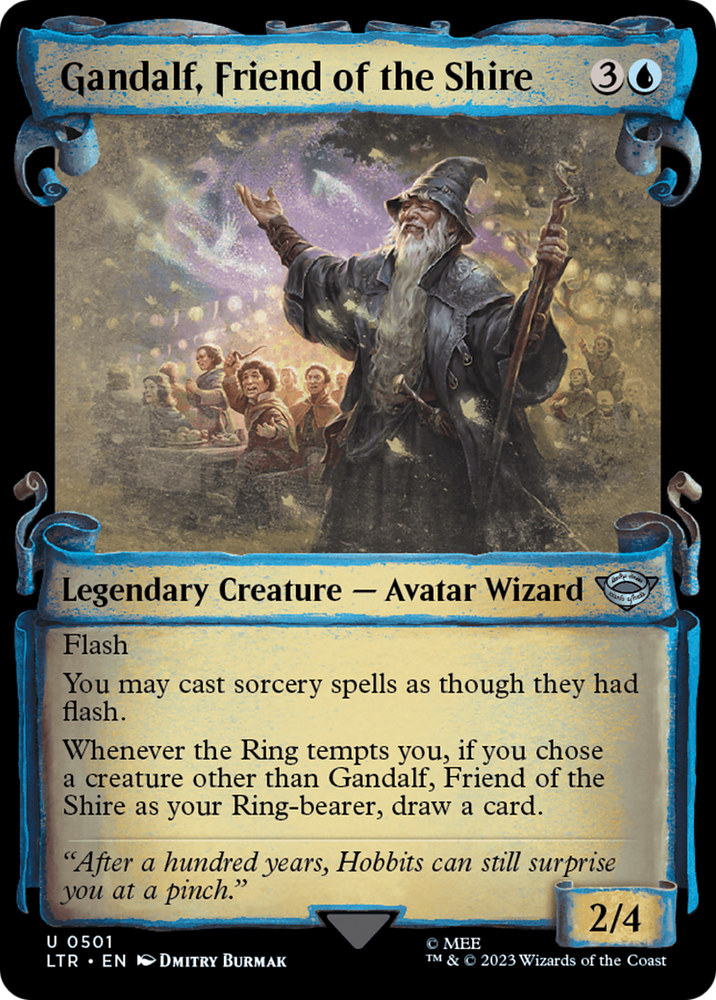 Gandalf, Friend of the Shire [The Lord of the Rings: Tales of Middle-Earth Showcase Scrolls] Magic: The Gathering