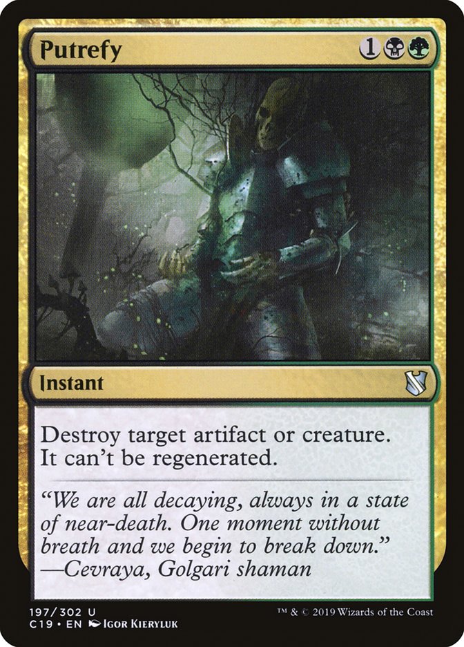 Putrefy [Commander 2019] Magic: The Gathering