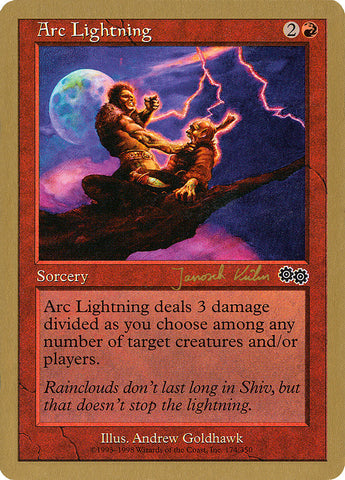 Arc Lightning (Janosch Kuhn) [World Championship Decks 2000] Magic: The Gathering