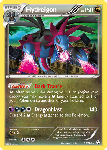 Hydreigon (97/124) [Black & White: Dragons Exalted] Pokémon