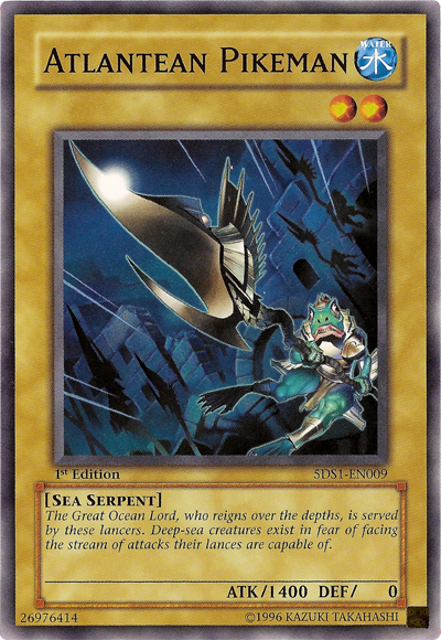 Atlantean Pikeman [5DS1-EN009] Common Yu-Gi-Oh!